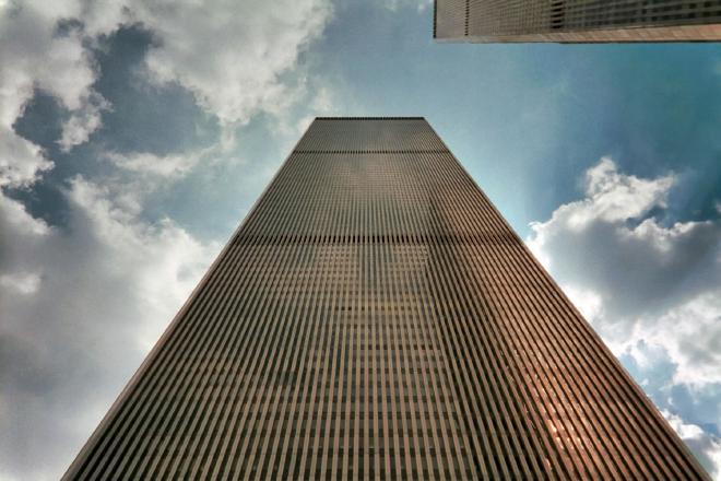 The World Trade Center in 1990