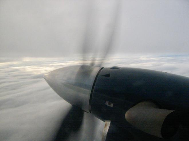 A plane's propeller