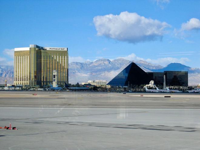 Vegas from the airport