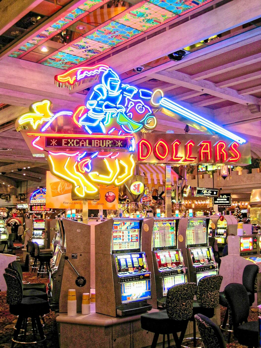 Excalibur slot machines