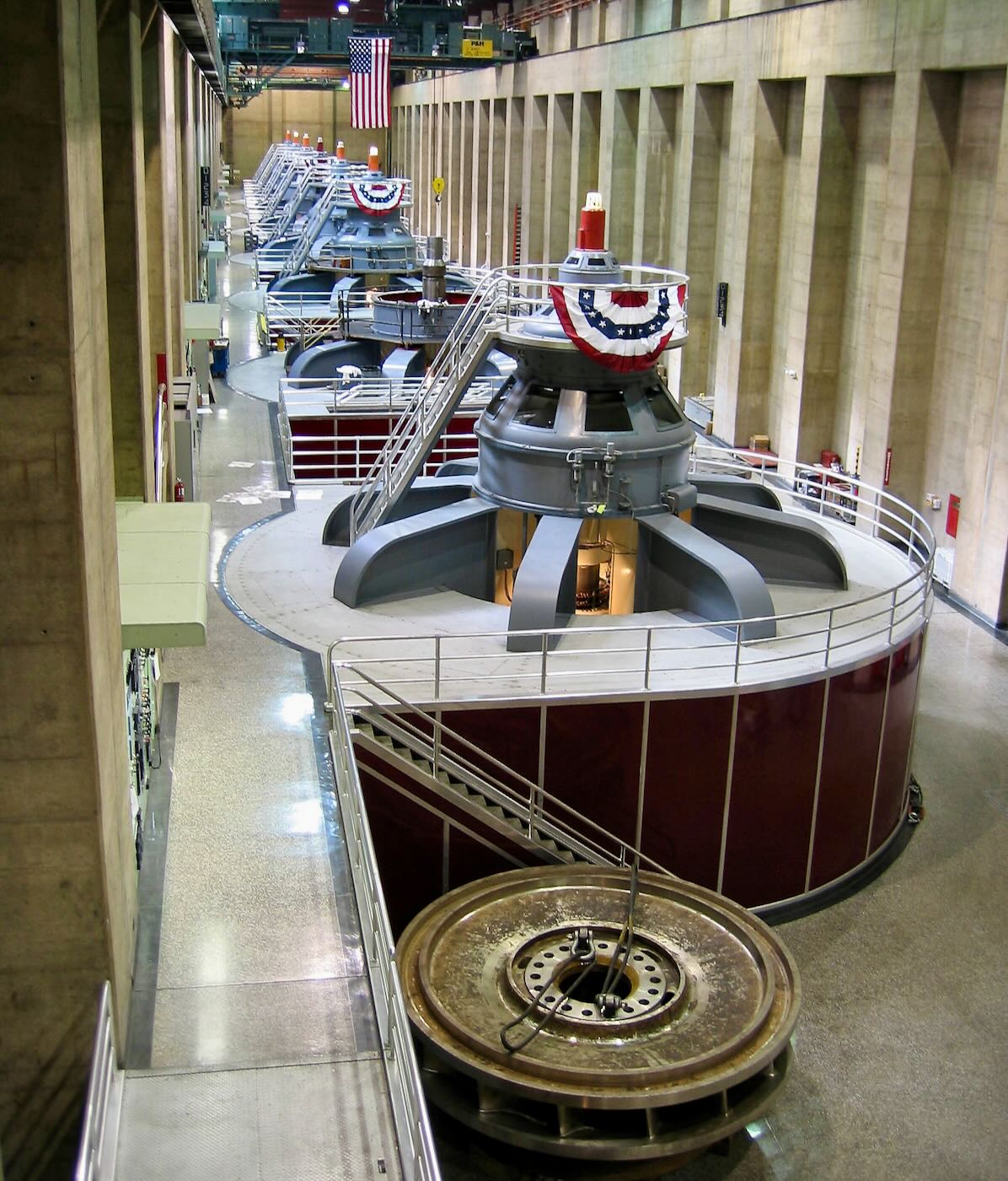 A turbine room