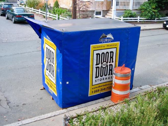 A crate for all our stuff to go into